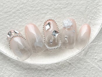 ヴィオラ(VIOLA)/ローズ/ストーン/フレンチ