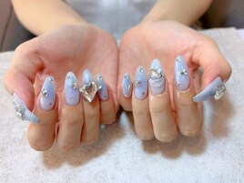 ハートネイル　ワンホンネイル