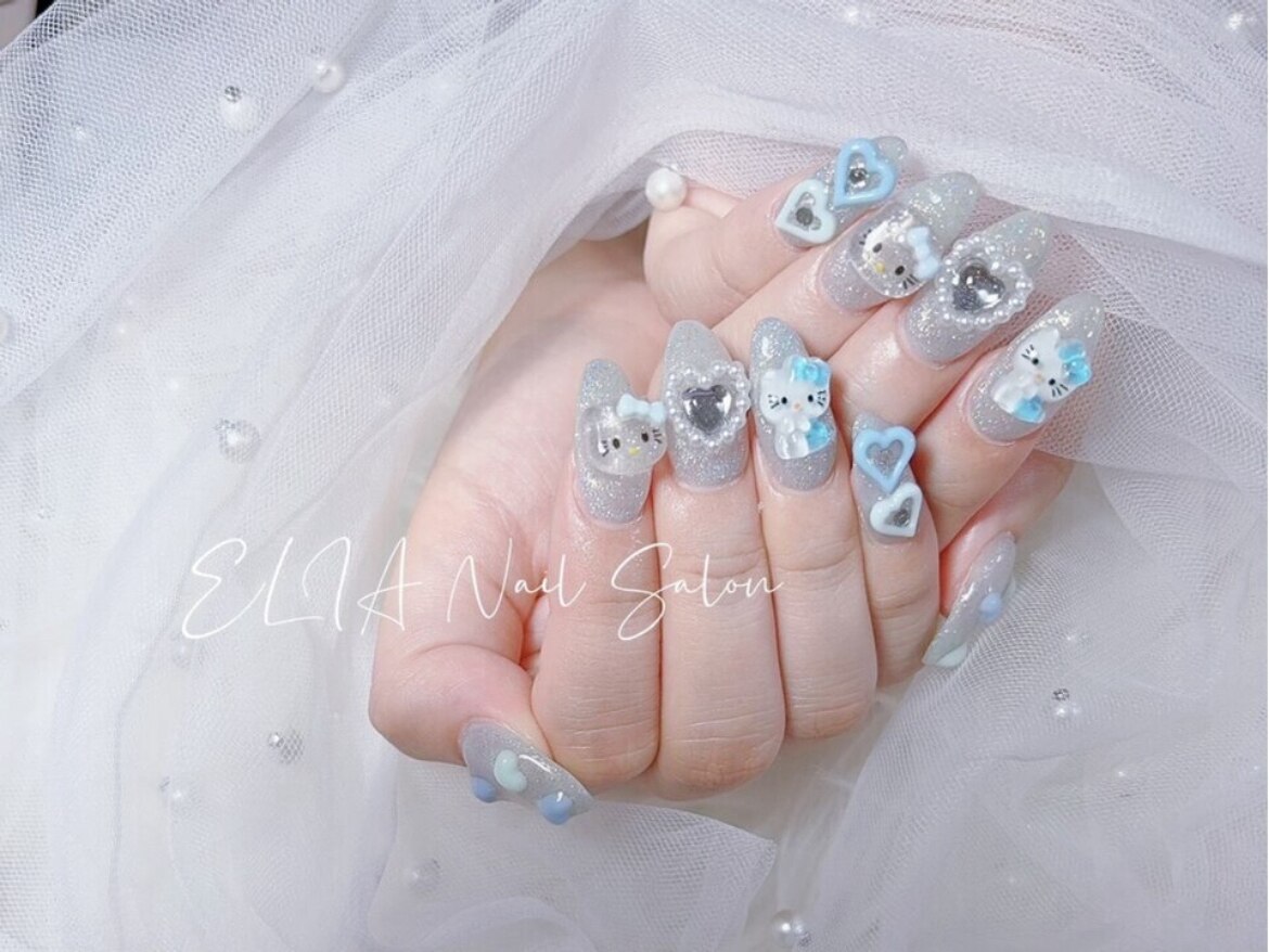 ネイルパーツ 3D キャラクター 文字 【フルオーダー専用】 ネイル