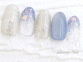 キラキラ*ホログラムグラデ