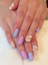 ネイルサロン ドレリッチ 大宮店(drerich)/パステルマット敷き詰め