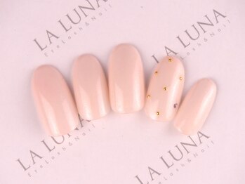 ラルナ ネイルアンドアイラッシュサロン(LA LUNA nail & eyelash salon)/3月4月◇定額ナチュラル◇