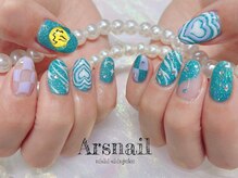 アルスネイル(Ars nail)/韓国グリッターネイル