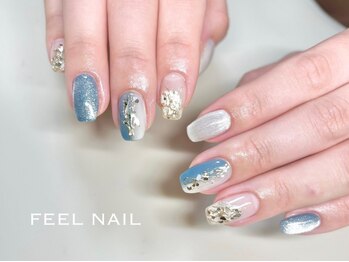 フィールネイル 天神橋店(feel nail)の写真/人気の【select定額コース¥5980】50種類以上あるアートサンプルから選択OK♪自分好みのデザインが見つかる!