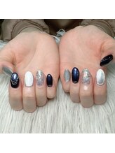 インプレス 鶴見店(Impress)/ポイントミラーネイル