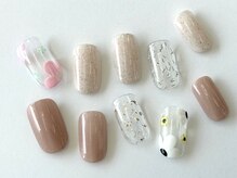 ネイルサロン クイール 小山店(NAIL SALON QUILL)/大き目フラワーアート
