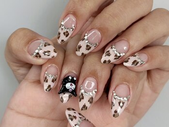 Y2Kレオパードネイル