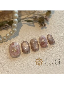 ブレス 天童店(BLESS)/春っぽニュアンスネイル