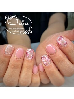 ジュジュ(Juju)/コスモスネイル　秋ネイル