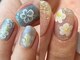 カラ ネイル 中津店(calla nail)の写真/【唯一無二!大人ゆるかわ手書きネイル】持ち込みOK!今季トレンドのハイビスカス・プルメリア、パラジェル