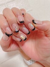 らん ネイル/フレンチデザインネイル