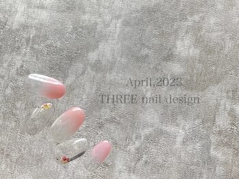 スリー(THREE)/April 2023/nail desing