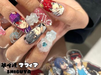 ネイルマフィア 渋谷(NAIL MAFIA)/キャラクターネイル/痛ネイル