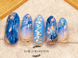 お洒落ニュアンスネイル