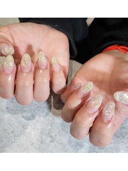 埋め尽くしネイル