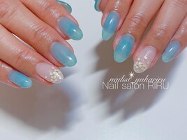 ホログラムフラワーネイル