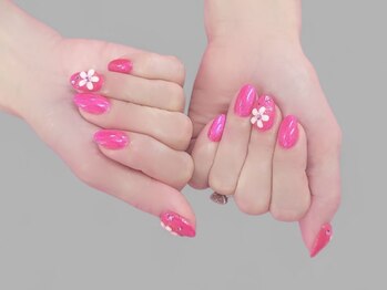 ３Ｄフラワーネイル￥11,000