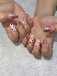 さくらんぼ×ハート