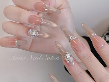 アナネイル(ANNA Nail)の写真/のせたいパーツ、ぜんぶのせOK♪地雷系・量産型ネイルもお任せ☆周りと差がつく仕上がりに！