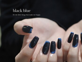 ネイルサロンom's eye.【オムズアイ】/ネイビー ブラック ブルー