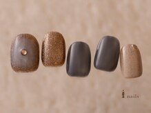 アイネイルズ 吉祥寺店(I nails)/冬色フラッシュブラウン