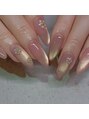 ベルジョワ(Belle Joie)&nbsp;マグネット、ニュアンス、オーロラを使った透明感ネイルも人気！