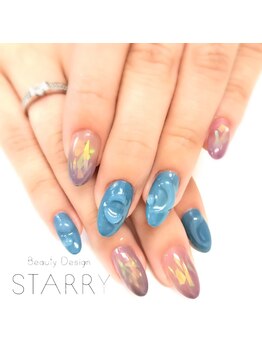 スターリー(STARRY)/でこぼこネイル ニュアンス