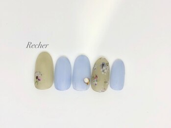 ネイルサロンリシェ 烏丸御池(Recher)/お花のデザイン*