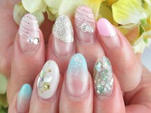 ネイルアンドアイラッシュ テラ 明石店(nail&eyelash Terra)/オフ+ケア付☆定額コース