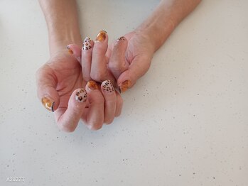 イーズ(ease)/ヒョウ柄 べっ甲