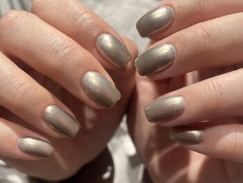 アンバイアオ 本町(UN by ao.)/ミラーネイル