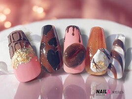 チョコレートネイル
