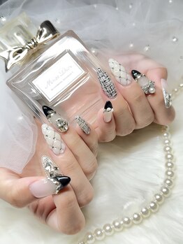 ビビ(ViVi)/ツィード×キルティングネイル