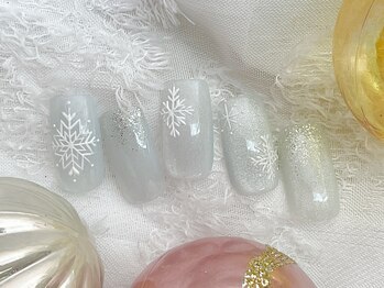 大人気！雪の結晶アート