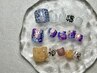 【ネイル】フットネイル◆ニュアンスサンプルコース(当店オフ/ケア込)　￥8500
