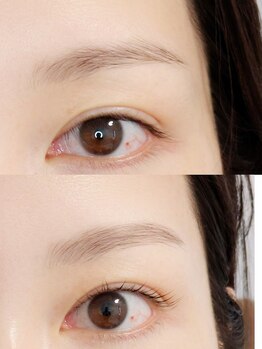 ポノイ(ponoi)の写真/HBL眉毛×まつげパーマ同時120分◆エイチビーエル(眉毛ワックス込み)×ラッシュリフト◆四ツ橋/新町