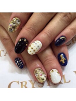 クリスタルネイル ボンベルタ橘店(CRYSTAL NAIL)/ワンカラー