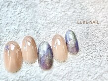 ルークネイル 恵比寿店(LUKE NAIL)/ニュアンスマグネットマーブル