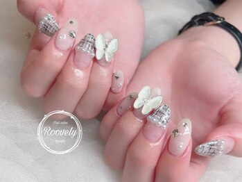 ルブリー(roovely)/ツイードネイル