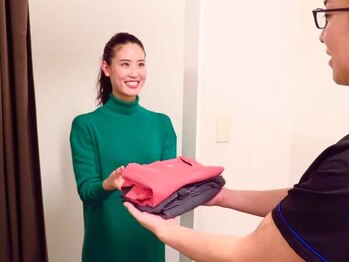 骨盤メディカル整体院 北九州小倉駅院/お着替えの貸出し(各サイズ無料)