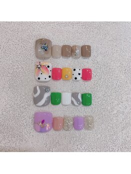 ビューティーサロン ココ 岡崎店(Beauty salon COCO)/フット定額１０本アート★