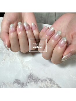 エリー(ellie)/ホワイトラメグラデーション