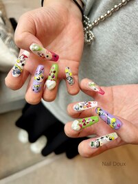 パワパフキャラクターネイル