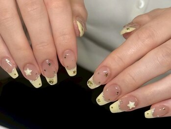 春カラーフレンチ♪