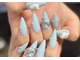 モナサロン(Mona salon)の写真/自爪が短い方でもチップ長さ出しでアートが楽しめる♪オーロラやミラーなど、最新トレンドアートが豊富☆