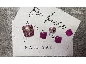 ツリーハウスネイル(tree house nail)/フット定額¥6800