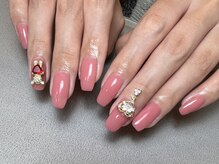 ラフィーナ(RAFFINA)/上品ピンク×ビジュー大（¥880～