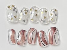 クレモアネイル 池袋西口店(CLEMORE NAIL)/ちぐはぐデザイン