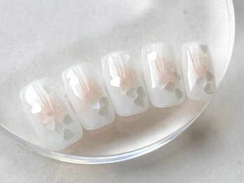 ワンアンドオンリー(One&Only)/ハートホロ×チークネイル