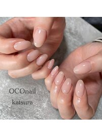 艶々ワンカラーネイル